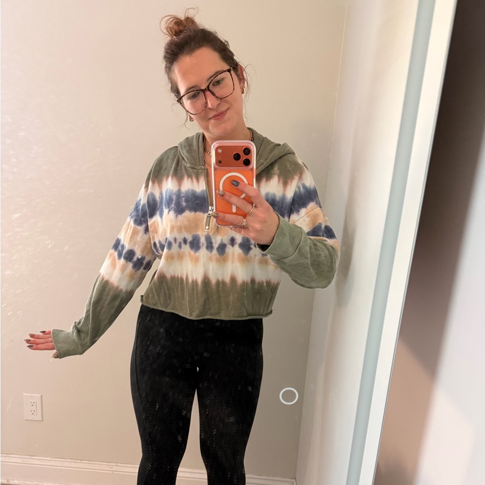 Aerie Multicolor Tie-Dye Hoodie